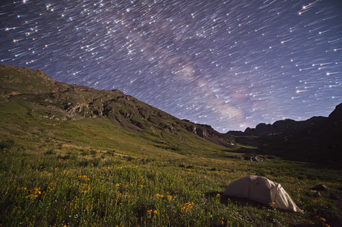 Comet like Star Trails – Kingham Photography - Fine Art Nature Photography